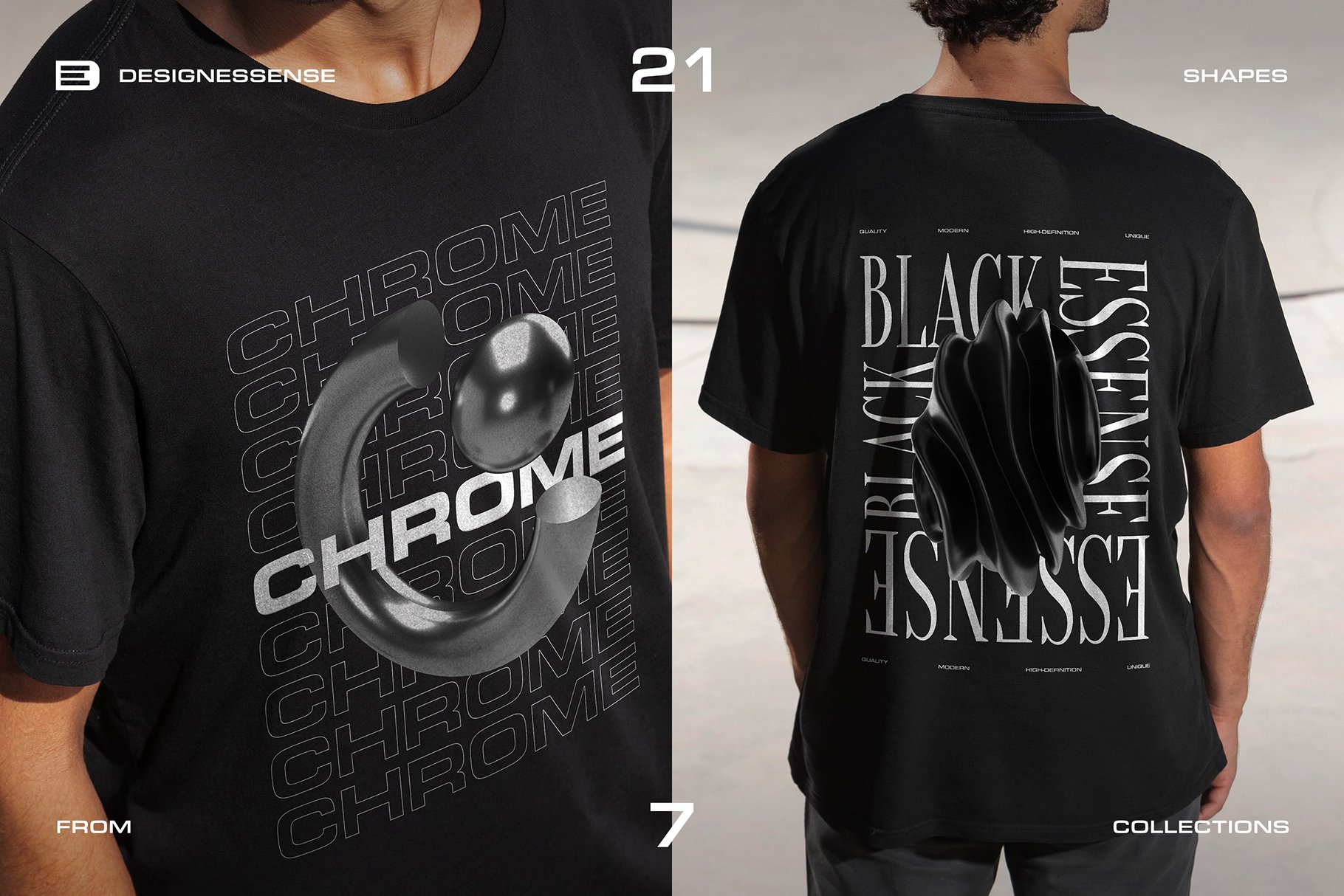 3D SAMPLE PACK 21个海报封面网页设计社交媒体时尚品牌3D形状PNG 图片素材 sucaiwan.com