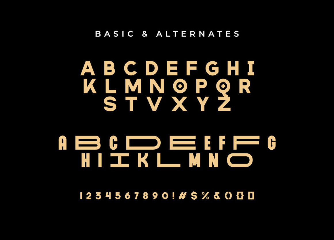 高质量现代粗体可变化英文无衬线字体 Sans Serif Fonts Bold Marinford 设计素材 sucaiwan.com