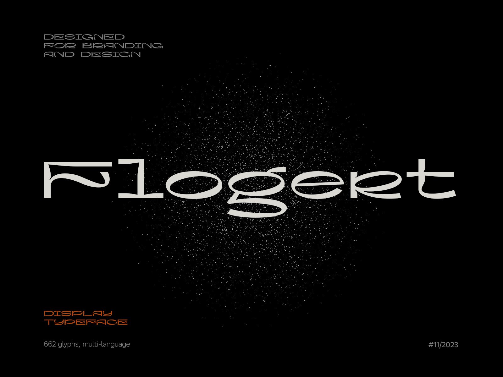 高质量现代酸性艺术抽象图形风格海报杂志排版英文字体 Flogert Display Typeface 设计素材 sucaiwan.com