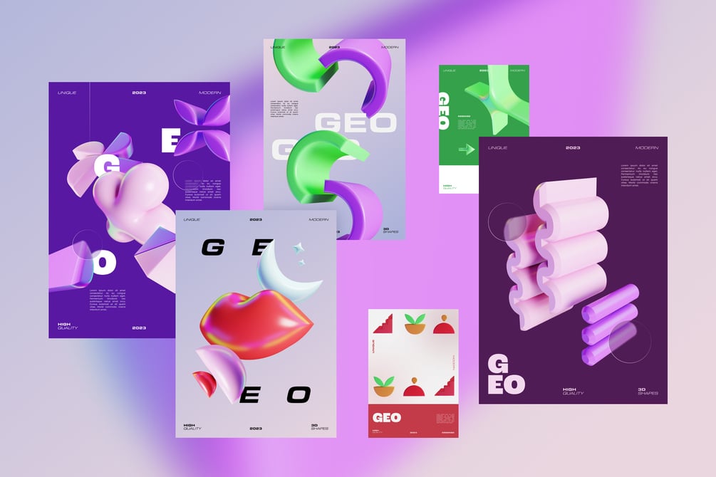 高质量卡通创意充满童趣3D立体抽象几何形状素材大合集 GEO/3D 220+ Colorful Objects 图片素材 第5张-素材湾丨精选海外优质设计素材资源 高质量卡通创意充满童趣3D立体抽象几何形状素材大合集 GEO/3D 220+ Colorful Objects 图片素材 sucaiwan.com