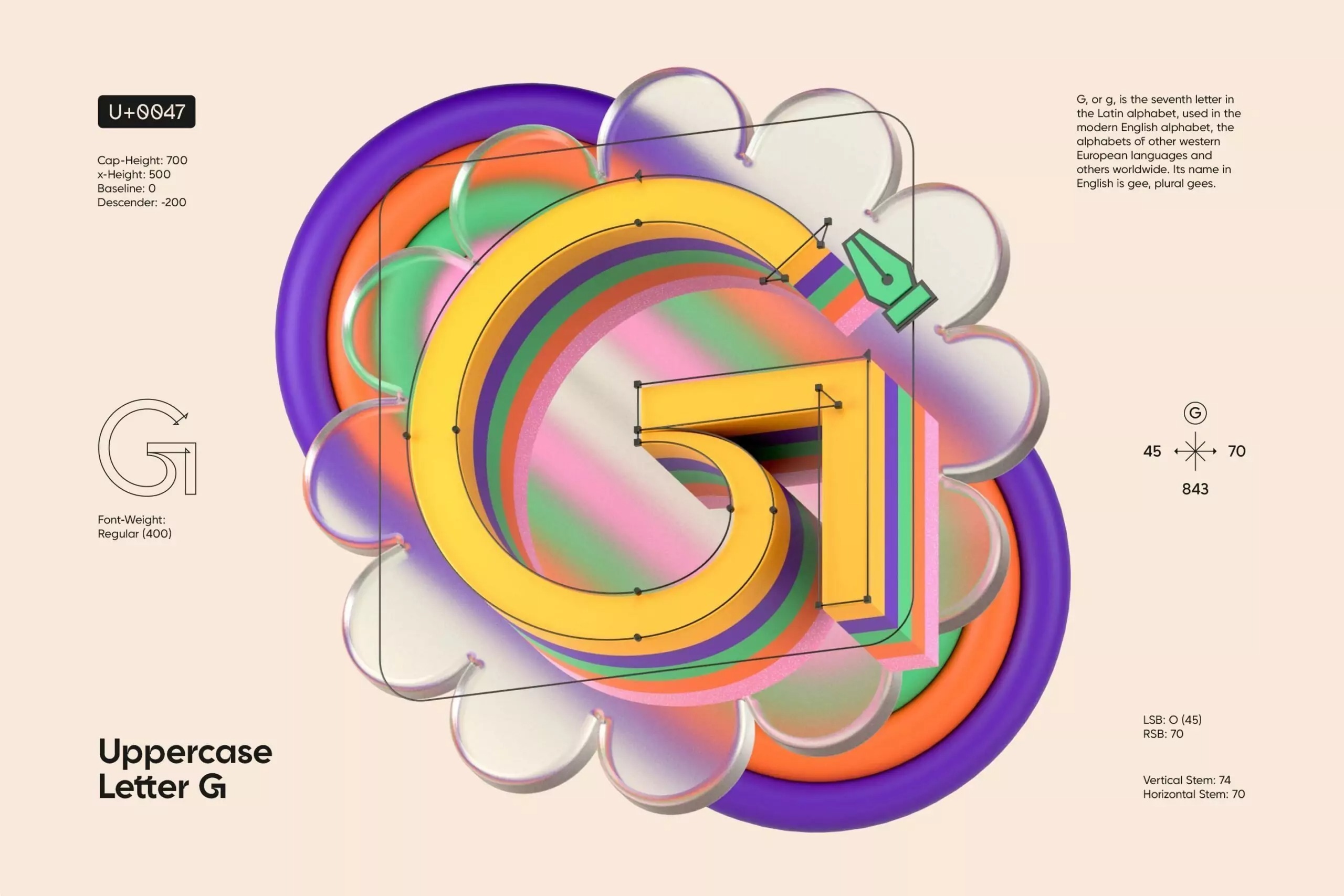 现代独特可变几何风创意海报标题设计无衬线英文字体系列 Goia Variable Typeface 设计素材 sucaiwan.com