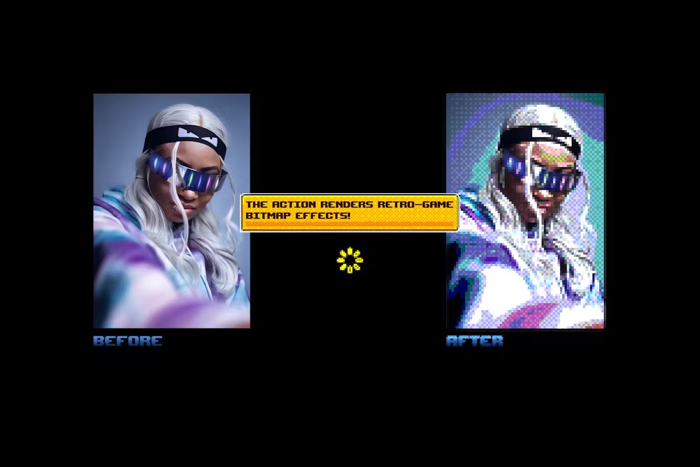 高质量未来派经典仿旧复古科幻游戏像素效果PS动作素材 DitherJoint Effect Action 图片素材 第5张-素材湾丨精选海外优质设计素材资源 高质量未来派经典仿旧复古科幻游戏像素效果PS动作素材 DitherJoint Effect Action 图片素材 sucaiwan.com