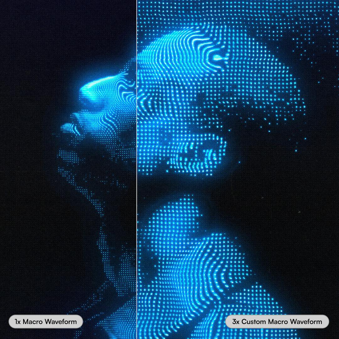 复古未来派CRT毛刺故障信号失真发光动态艺术PS动作特效模板 CRT Phaser 插件预设 sucaiwan.com