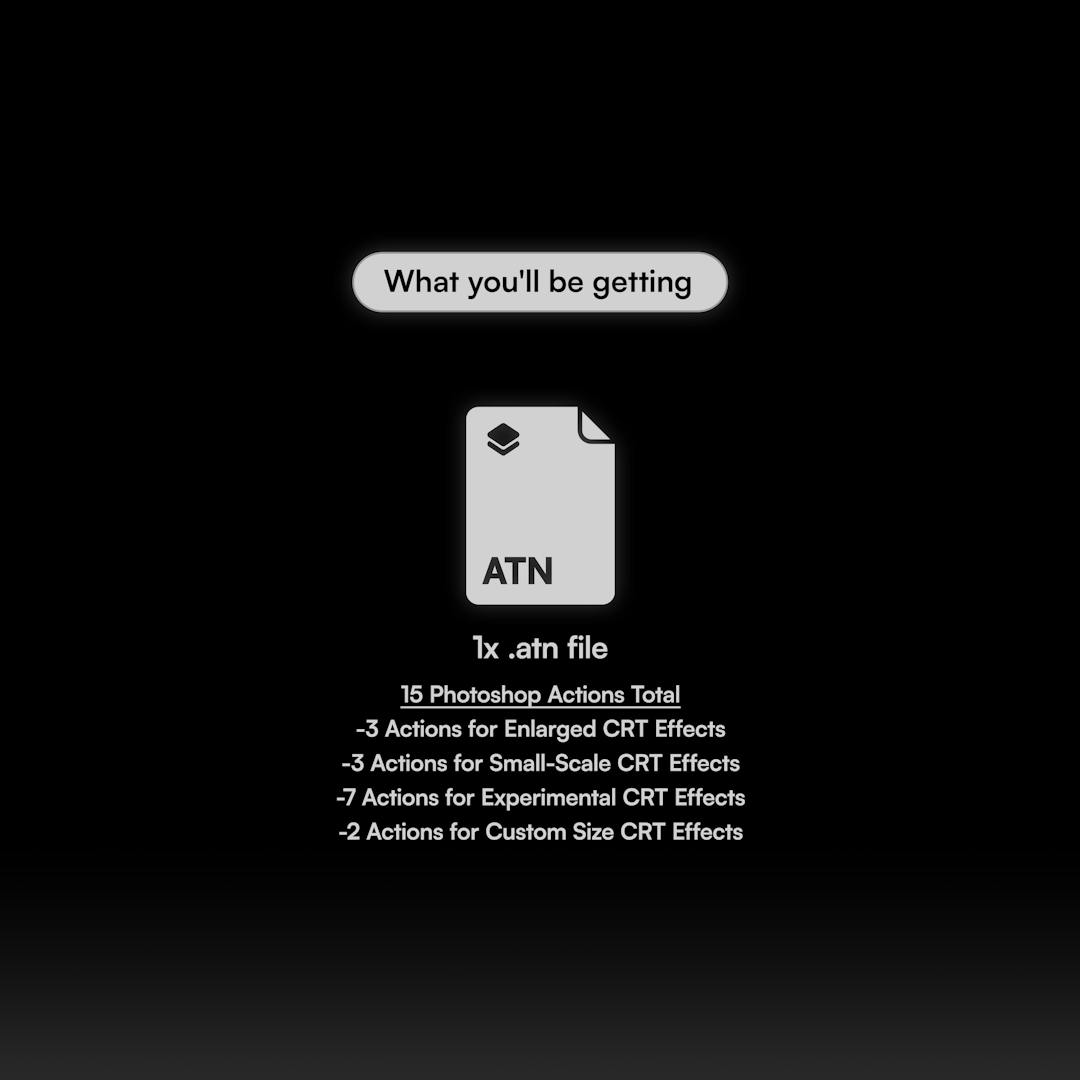 复古未来派CRT毛刺故障信号失真发光动态艺术PS动作特效模板 CRT Phaser 插件预设 sucaiwan.com