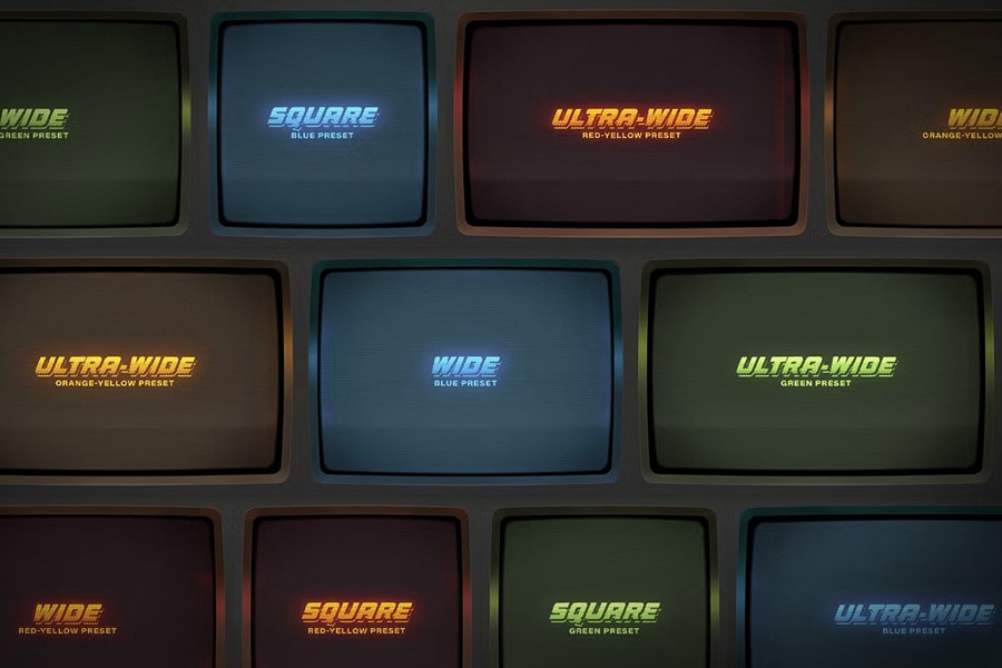 潮流未来复古CRT液晶电视像素低保真科幻特效模板 CRT Machine - Retro Monitor Effect 图片素材 第7张-素材湾丨精选海外优质设计素材资源 潮流未来复古CRT液晶电视像素低保真科幻特效模板 CRT Machine - Retro Monitor Effect 图片素材 sucaiwan.com