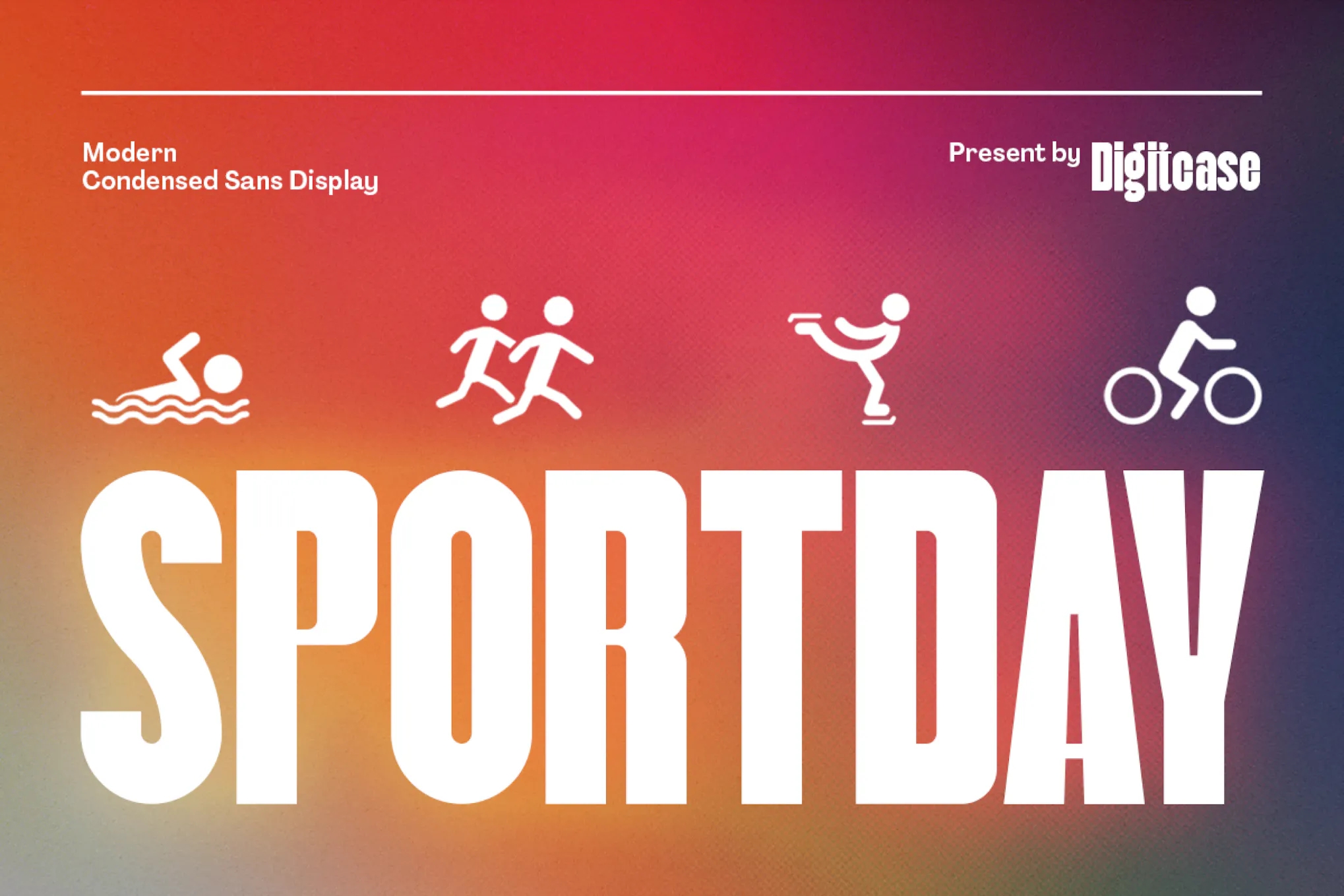 英文字体:现代怀旧品牌杂志广告徽标设计无衬线英文字体安装包 Sportday – Modern Condensed Sans Display , 第2张-素材湾丨精选海外优质设计素材资源 英文字体:现代怀旧品牌杂志广告徽标设计无衬线英文字体安装包 Sportday – Modern Condensed Sans Display , sucaiwan.com