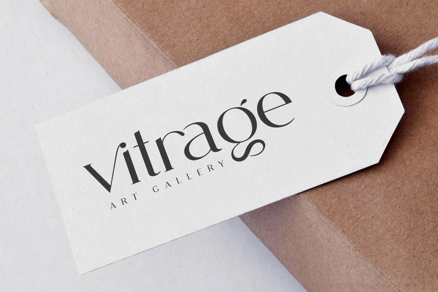 英文字体：时尚摩登优雅品牌签名徽标logo设计衬线字体 Gallery Font , sucaiwan.com