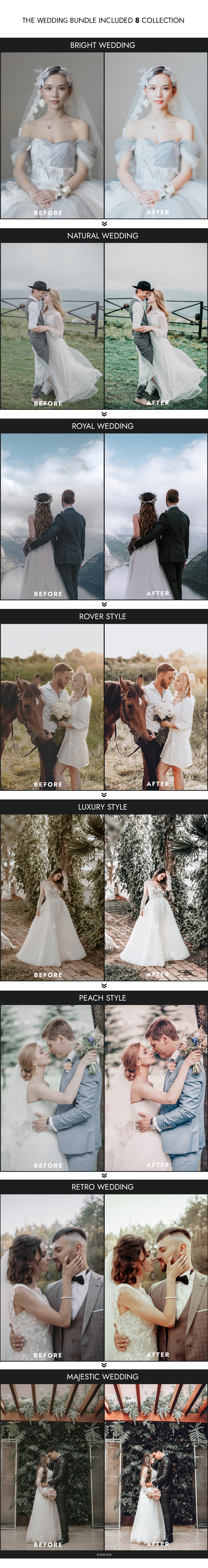 LR/PS/LUT预设-8套婚礼跟拍LR预设电影调色剪映视频LUT预设 Thelutbay – WEDDING BUNDLE 插件预设 第3张-素材湾丨精选海外优质设计素材资源 LR/PS/LUT预设-8套婚礼跟拍LR预设电影调色剪映视频LUT预设 Thelutbay – WEDDING BUNDLE 插件预设 sucaiwan.com