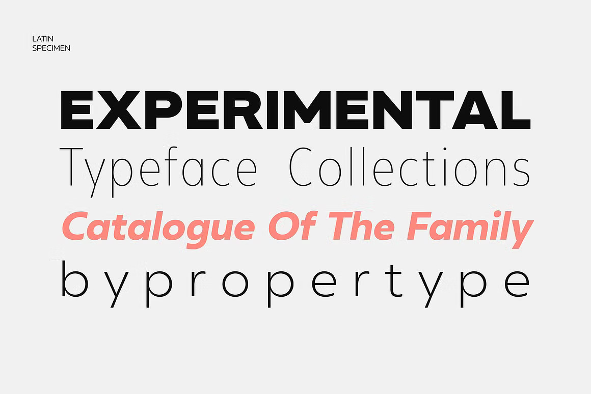 现代时尚几何风视觉海报标题LOGO设计PSAI无衬线英文字体安装包 Neue Reman Sans 设计素材 sucaiwan.com