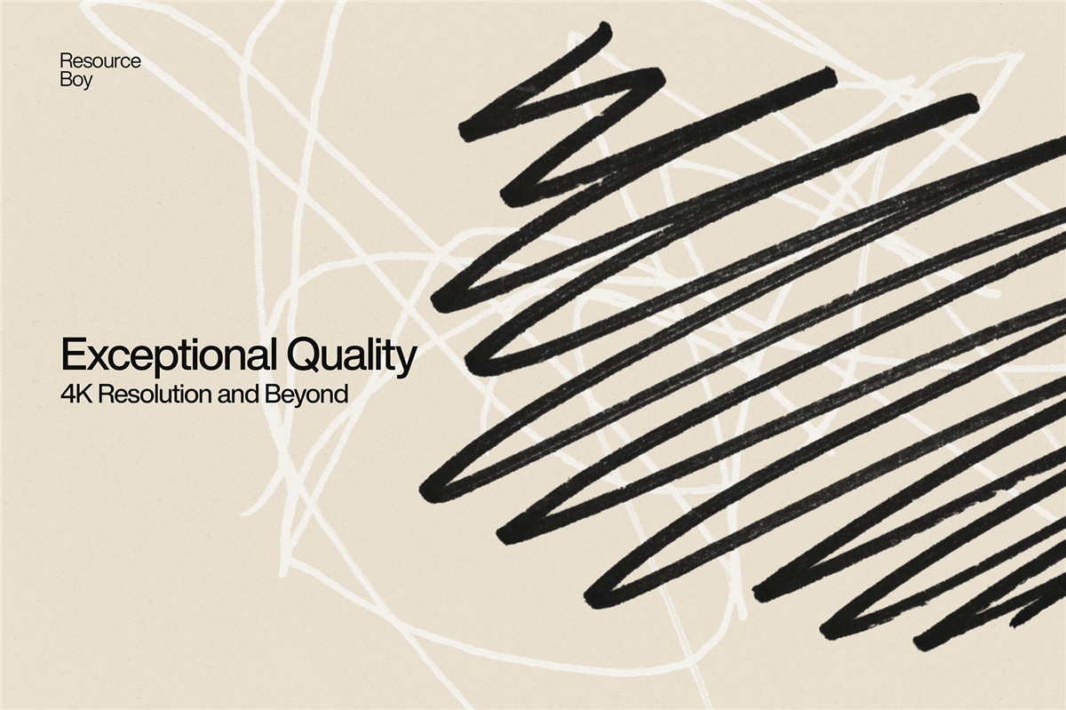 500+可商用马克笔复古街头艺术手绘涂鸦笔迹符号背景肌理PNG免扣设计元素套装 500+ Scribble Textures 图片素材 sucaiwan.com