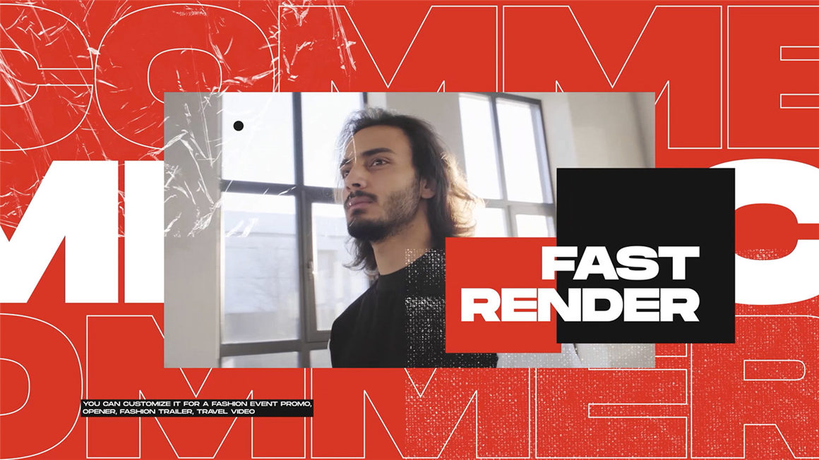 PR模板：暗黑嘻哈视觉酸性橡胶撕纸金属链条石头胶带背景纹理贴纸元素错版文字开场包 Louis | Fashion Promo 影视音频 sucaiwan.com