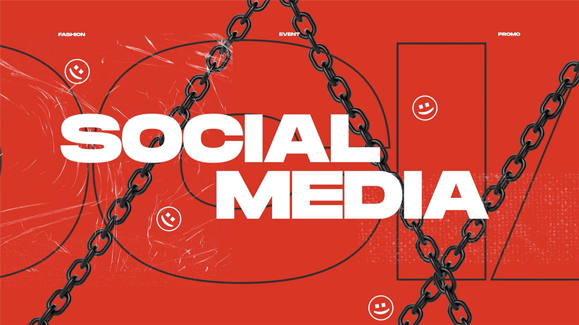 PR模板：暗黑嘻哈视觉酸性橡胶撕纸金属链条石头胶带背景纹理贴纸元素错版文字开场包 Louis | Fashion Promo 影视音频 sucaiwan.com