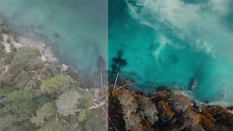 Denis Barbas 10个高级电影质感旅拍大疆无人机索尼佳能LUTS调色预设包 Cinematic Drone LUTS 插件预设 sucaiwan.com