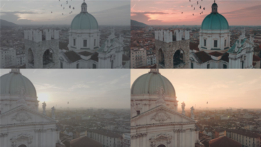 Denis Barbas 10个高级电影质感旅拍大疆无人机索尼佳能LUTS调色预设包 Cinematic Drone LUTS 插件预设 sucaiwan.com