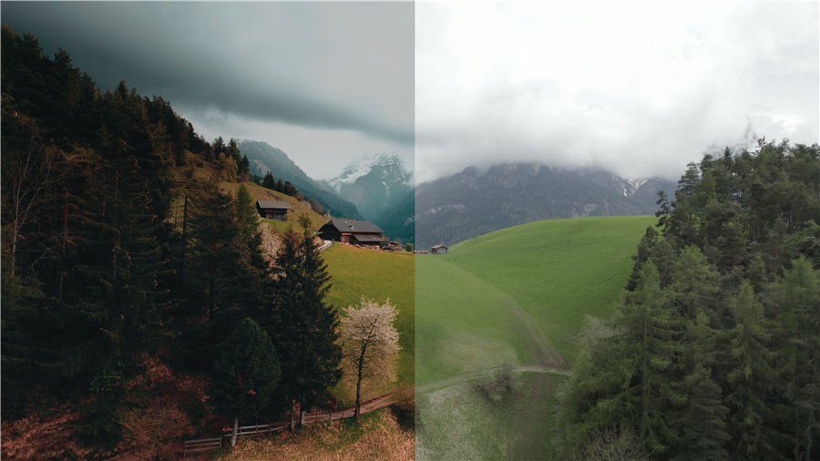 Denis Barbas 10个高级电影质感旅拍大疆无人机索尼佳能LUTS调色预设包 Cinematic Drone LUTS 插件预设 sucaiwan.com