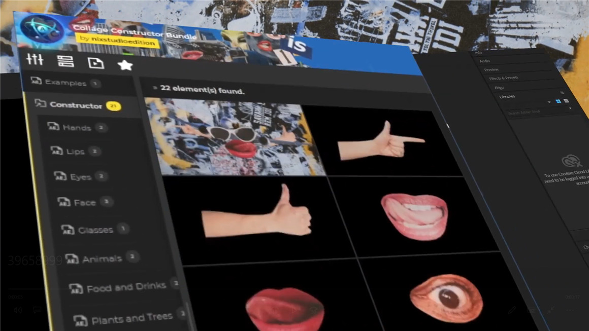 AE脚本:复古美学拼贴艺术创意构图杂志剪切动物数字元素折叠动格动画包 Collage Constructor Bundle 影视音频 第5张-素材湾丨精选海外优质设计素材资源 AE脚本:复古美学拼贴艺术创意构图杂志剪切动物数字元素折叠动格动画包 Collage Constructor Bundle 影视音频 sucaiwan.com