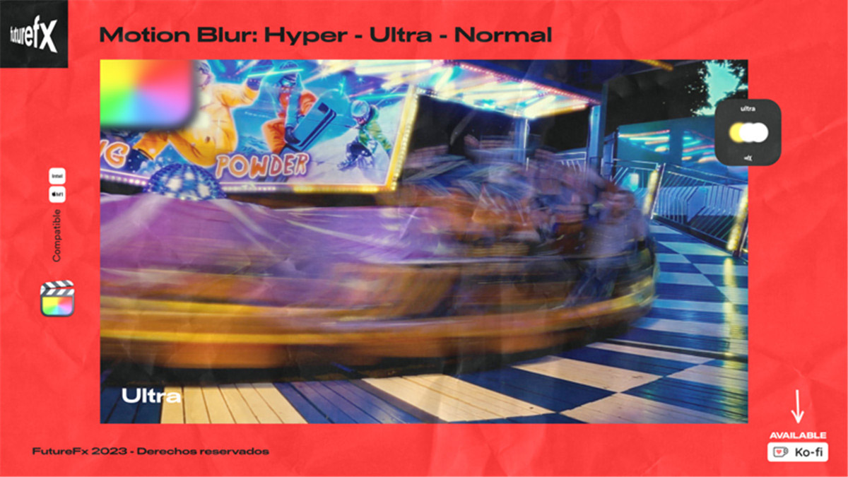 FCPX插件:动态视频运动模糊拖尾视觉特效预设 , 第4张-素材湾丨精选海外优质设计素材资源 FCPX插件:动态视频运动模糊拖尾视觉特效预设 , sucaiwan.com