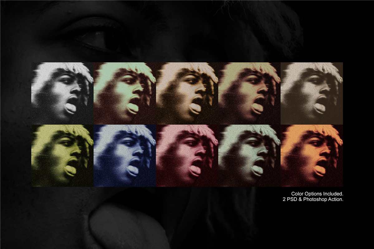 老式情绪电影氛围黑色污迹颗粒纸纹理海报封面效果PSD样机+PS动作 Smudged Gloomy Photoshop Kit , 第6张-素材湾丨精选海外优质设计素材资源 老式情绪电影氛围黑色污迹颗粒纸纹理海报封面效果PSD样机+PS动作 Smudged Gloomy Photoshop Kit , sucaiwan.com