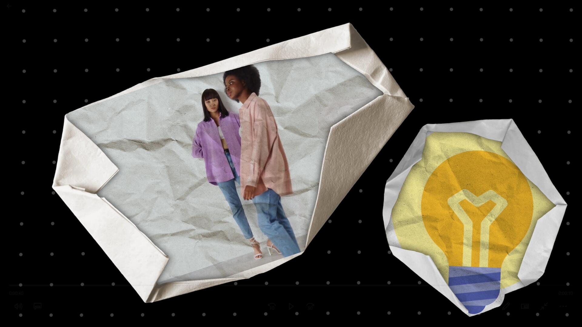 达芬奇预设：复古拼贴艺术褶皱杂志手工剪切折叠定格动画效果包 , sucaiwan.com