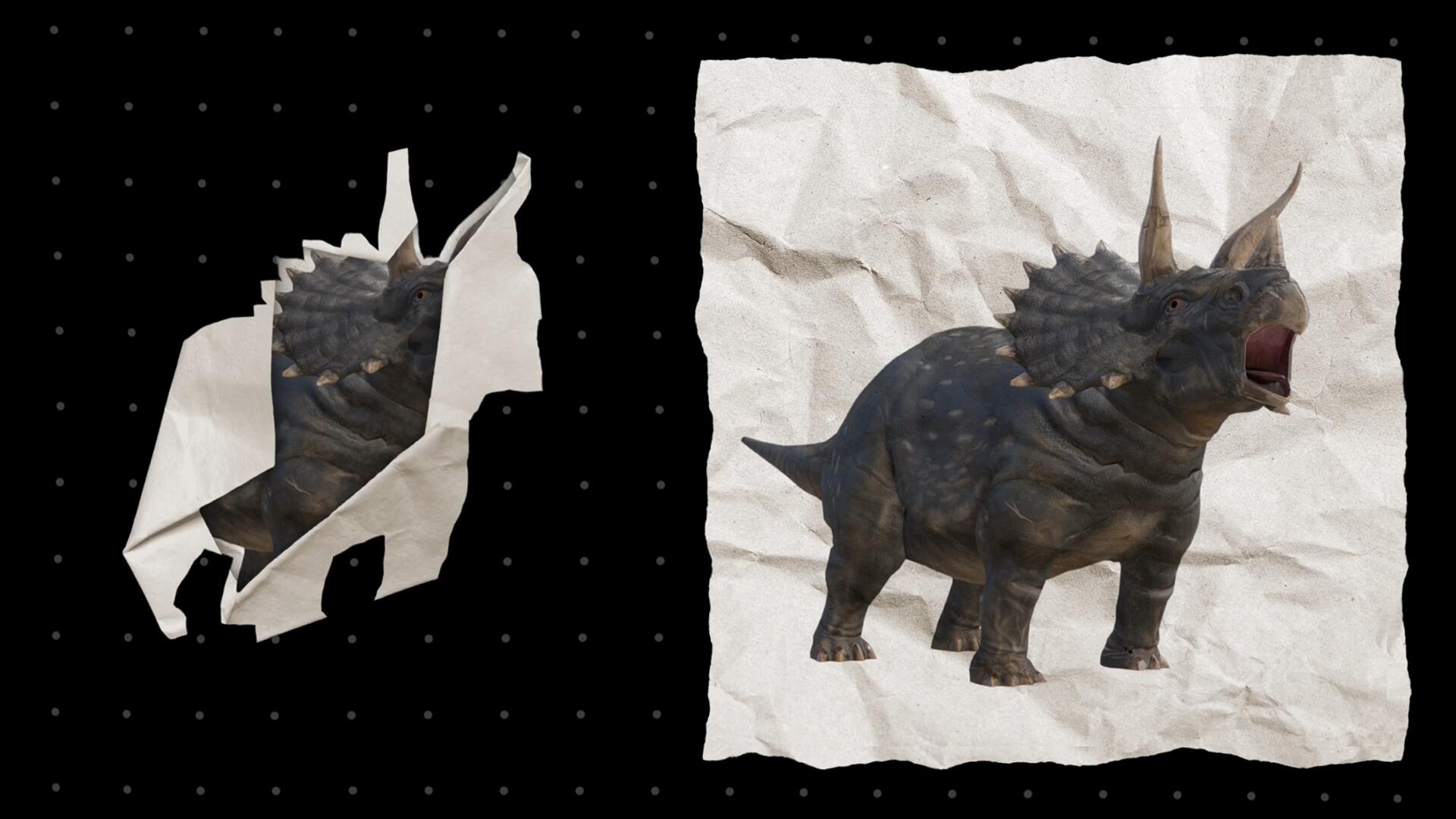 达芬奇预设：复古拼贴艺术褶皱杂志手工剪切折叠定格动画效果包 , sucaiwan.com