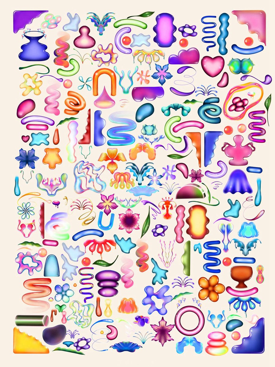 ANA&YVY 87款前卫潮流抽象艺术复古绘画迷幻渐变视觉海报设计PS分层+PNG素材 The Modern Gallery Postmodern Retro 图片素材 第3张-素材湾丨精选海外优质设计素材资源 ANA&YVY 87款前卫潮流抽象艺术复古绘画迷幻渐变视觉海报设计PS分层+PNG素材 The Modern Gallery Postmodern Retro 图片素材 sucaiwan.com