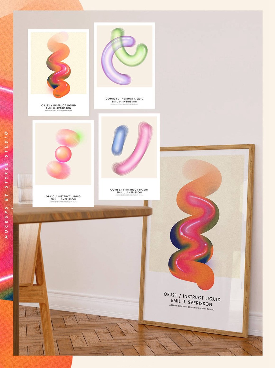 ANA&YVY 87款前卫潮流抽象艺术复古绘画迷幻渐变视觉海报设计PS分层+PNG素材 The Modern Gallery Postmodern Retro 图片素材 第7张-素材湾丨精选海外优质设计素材资源 ANA&YVY 87款前卫潮流抽象艺术复古绘画迷幻渐变视觉海报设计PS分层+PNG素材 The Modern Gallery Postmodern Retro 图片素材 sucaiwan.com