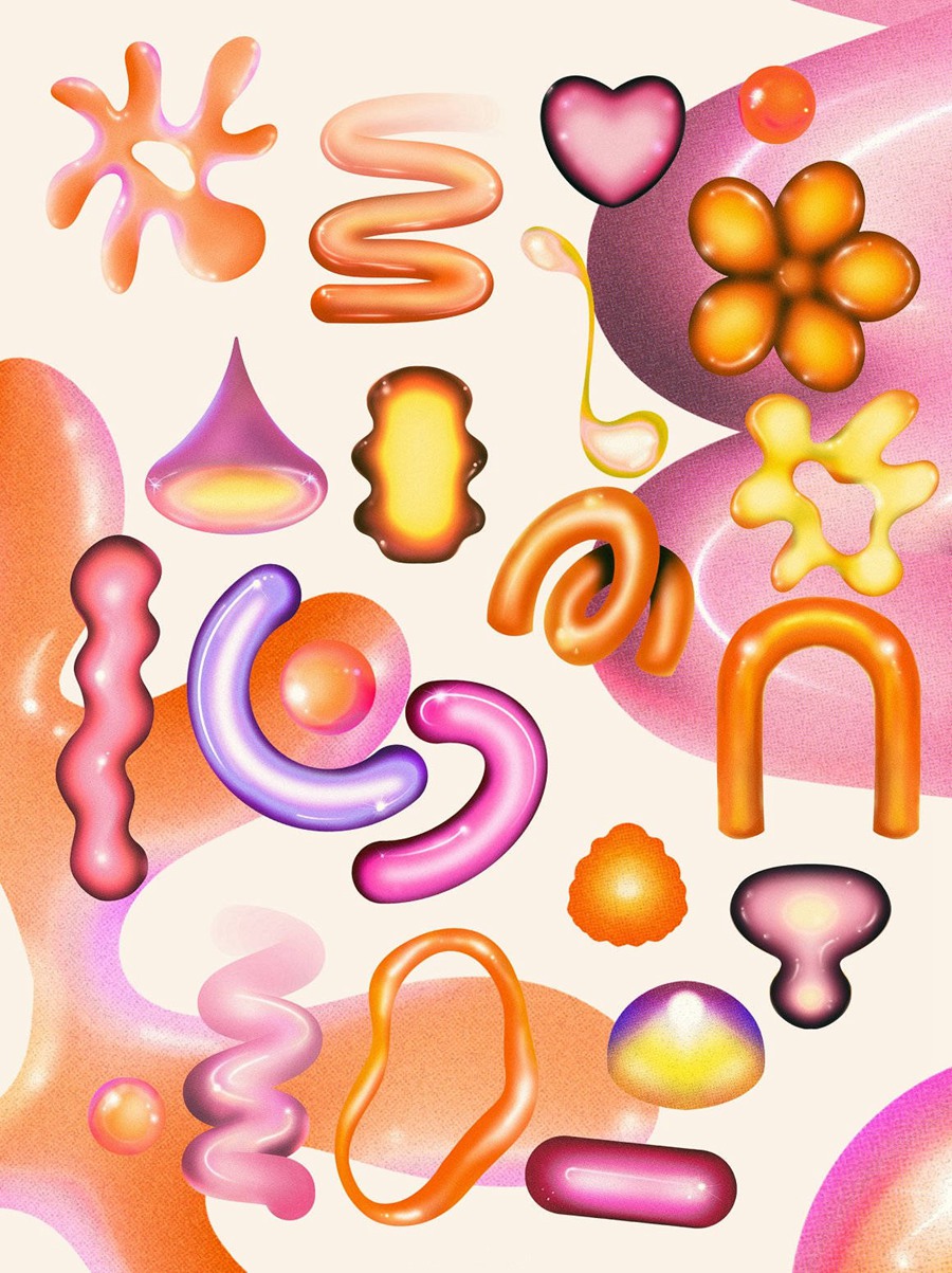 ANA&YVY 87款前卫潮流抽象艺术复古绘画迷幻渐变视觉海报设计PS分层+PNG素材 The Modern Gallery Postmodern Retro 图片素材 第11张-素材湾丨精选海外优质设计素材资源 ANA&YVY 87款前卫潮流抽象艺术复古绘画迷幻渐变视觉海报设计PS分层+PNG素材 The Modern Gallery Postmodern Retro 图片素材 sucaiwan.com