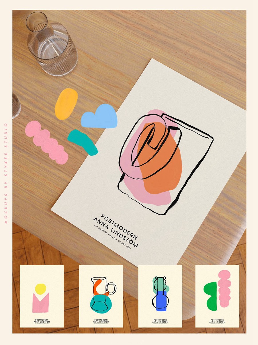 ANA&YVY 87款前卫潮流抽象艺术复古绘画迷幻渐变视觉海报设计PS分层+PNG素材 The Modern Gallery Postmodern Retro 图片素材 第14张-素材湾丨精选海外优质设计素材资源 ANA&YVY 87款前卫潮流抽象艺术复古绘画迷幻渐变视觉海报设计PS分层+PNG素材 The Modern Gallery Postmodern Retro 图片素材 sucaiwan.com