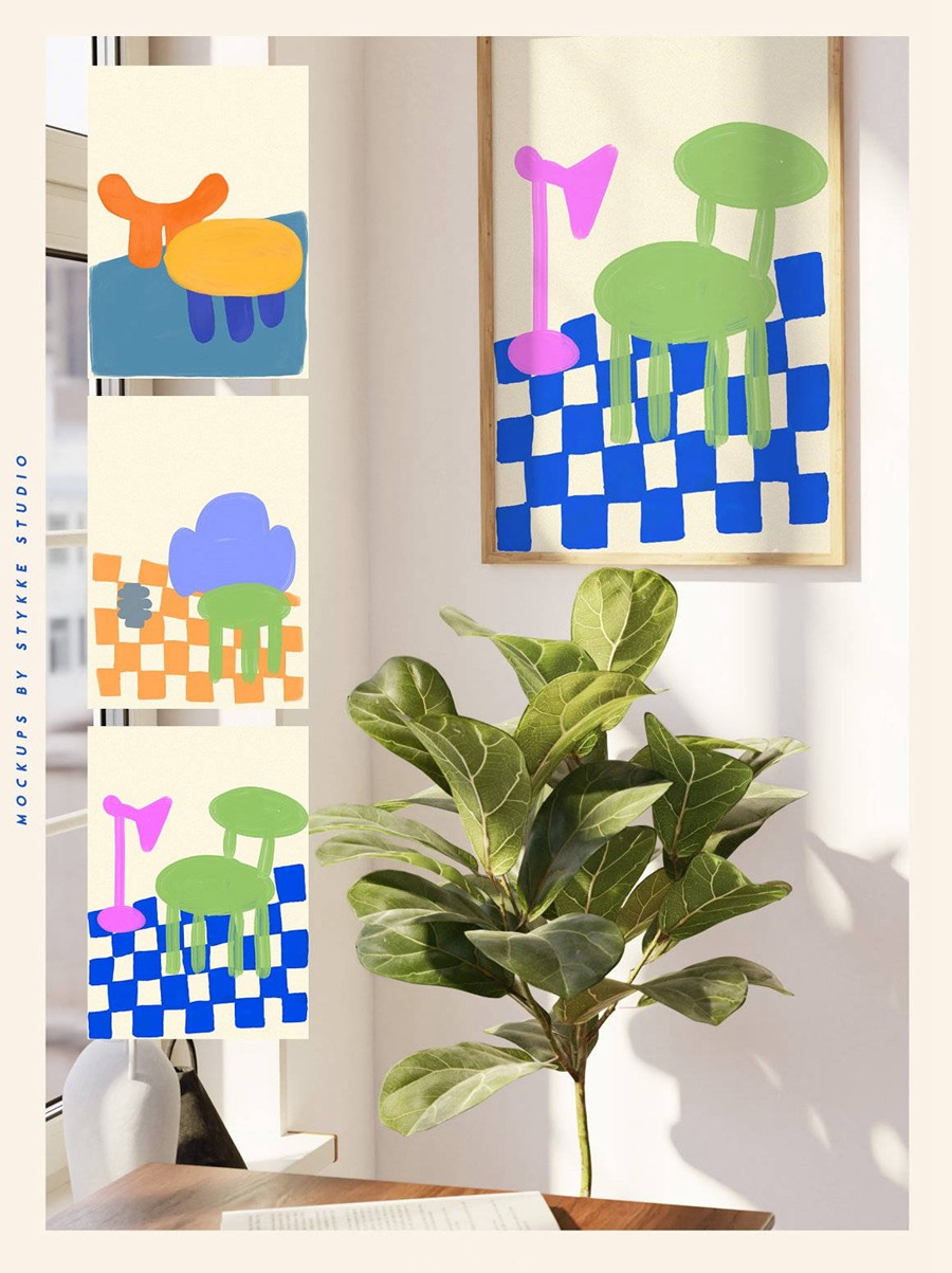 ANA&YVY 87款前卫潮流抽象艺术复古绘画迷幻渐变视觉海报设计PS分层+PNG素材 The Modern Gallery Postmodern Retro 图片素材 第16张-素材湾丨精选海外优质设计素材资源 ANA&YVY 87款前卫潮流抽象艺术复古绘画迷幻渐变视觉海报设计PS分层+PNG素材 The Modern Gallery Postmodern Retro 图片素材 sucaiwan.com