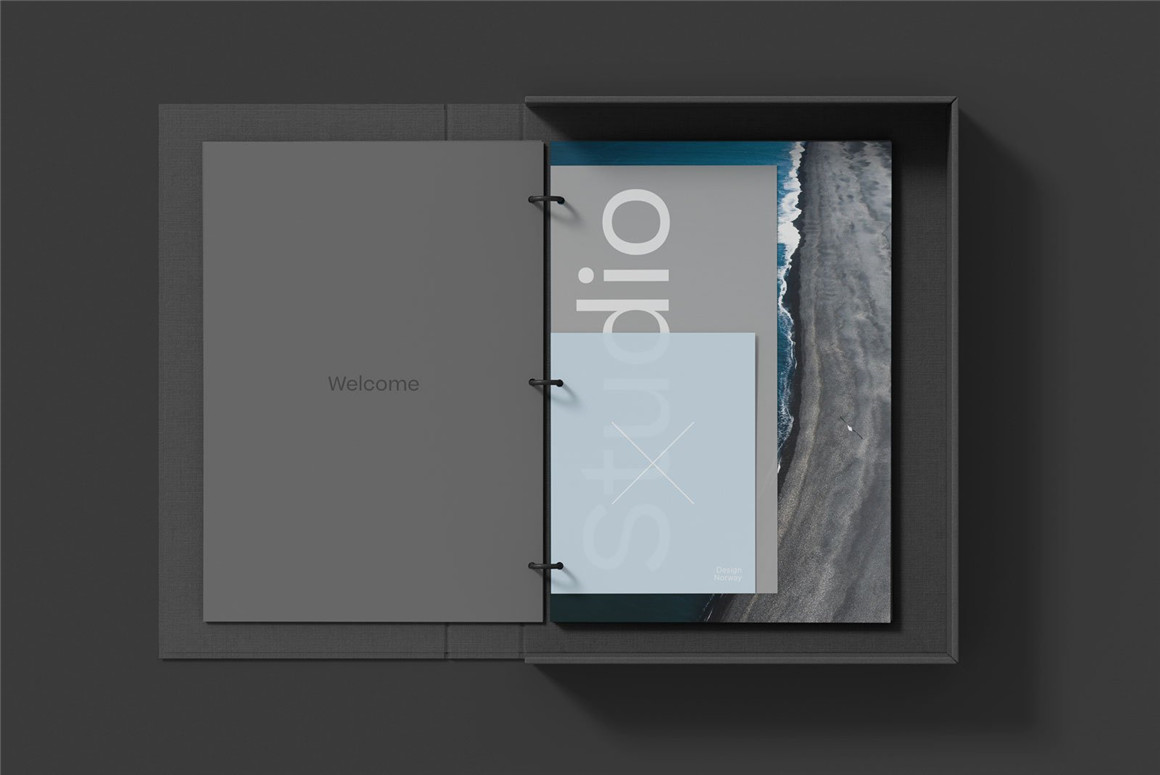 Studio Family 24款高级质感品牌VI提案logo名片海报单张展示PS样机模板 Branding Mockup Collection Studio Family 样机素材 sucaiwan.com