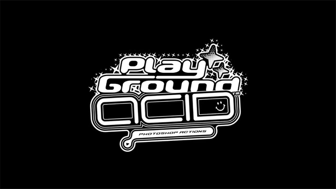 Timur Zima 酸性黑白半调抽象艺术蒸汽波点噪点肌理颗粒PS动作 Playground ACID™ 插件预设 sucaiwan.com