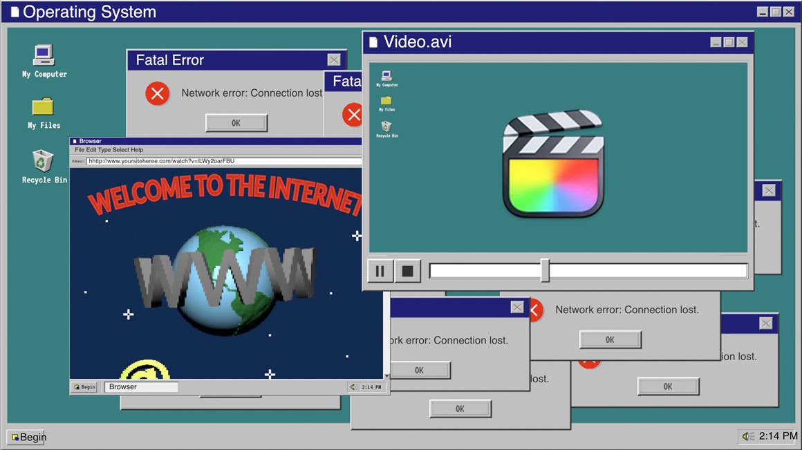 FCPX插件:复古美学WIN95旧计算机窗口进度条提示页弹窗文字闪烁效果 , 第1张-素材湾丨精选海外优质设计素材资源 FCPX插件:复古美学WIN95旧计算机窗口进度条提示页弹窗文字闪烁效果 , sucaiwan.com