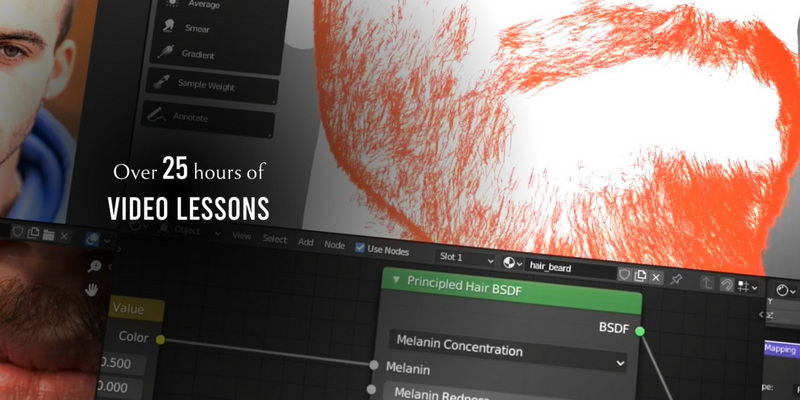 大师课程:Blender真实人物头部肖像雕刻建模贴图材质灯光渲染教程 中文/英文字幕 HUMAN Realistic Portrait Creation with Blender | Release Video , 第6张-素材湾丨精选海外优质设计素材资源 大师课程:Blender真实人物头部肖像雕刻建模贴图材质灯光渲染教程 中文/英文字幕 HUMAN Realistic Portrait Creation with Blender | Release Video , sucaiwan.com