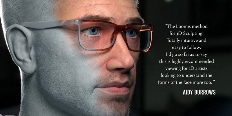 大师课程:Blender真实人物头部肖像雕刻建模贴图材质灯光渲染教程 中文/英文字幕 HUMAN Realistic Portrait Creation with Blender | Release Video , 第8张-素材湾丨精选海外优质设计素材资源 大师课程:Blender真实人物头部肖像雕刻建模贴图材质灯光渲染教程 中文/英文字幕 HUMAN Realistic Portrait Creation with Blender | Release Video , sucaiwan.com