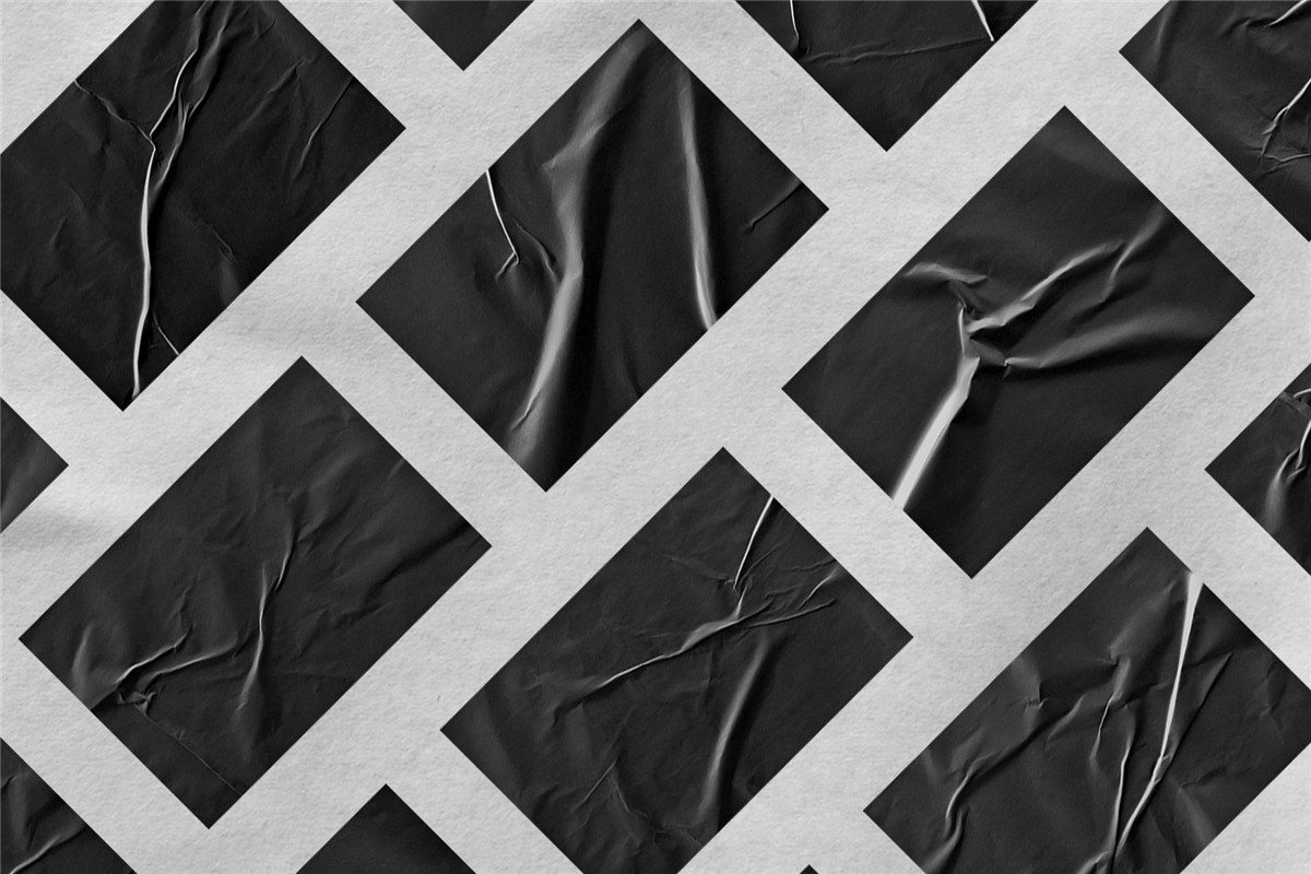 30款做旧褶皱折痕墙贴胶合纸张纹理6K高清背景图片设计素材包 Glued Paper Textures , sucaiwan.com