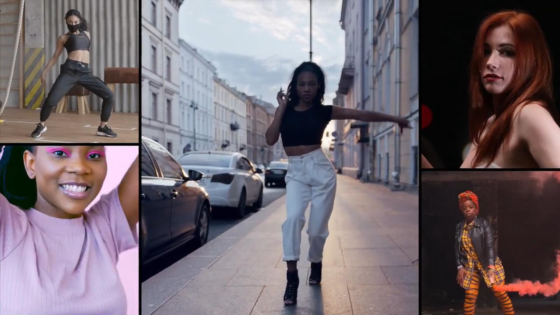 达芬奇模板：简约动态视频划像智能网格分屏动画预设 , sucaiwan.com