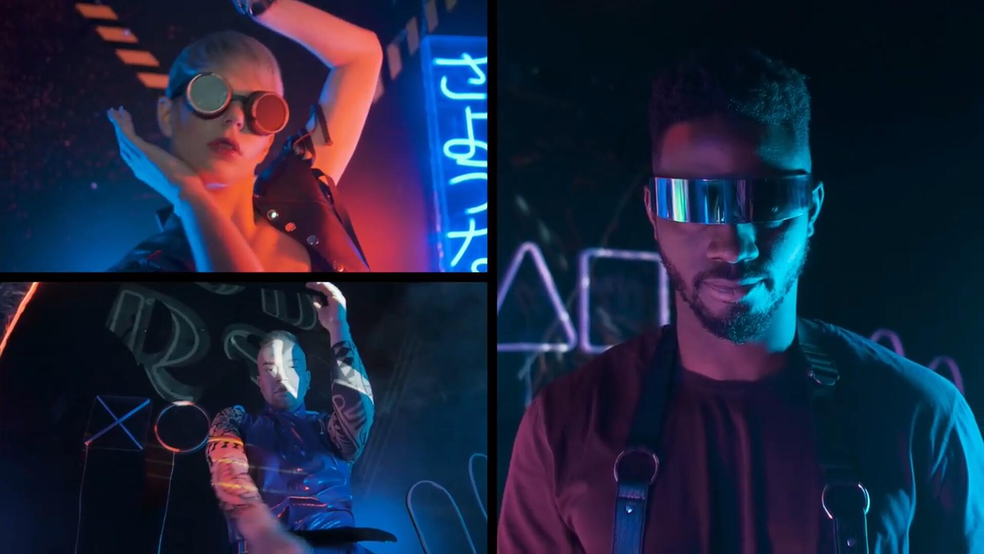 达芬奇模板：简约动态视频划像智能网格分屏动画预设 , sucaiwan.com