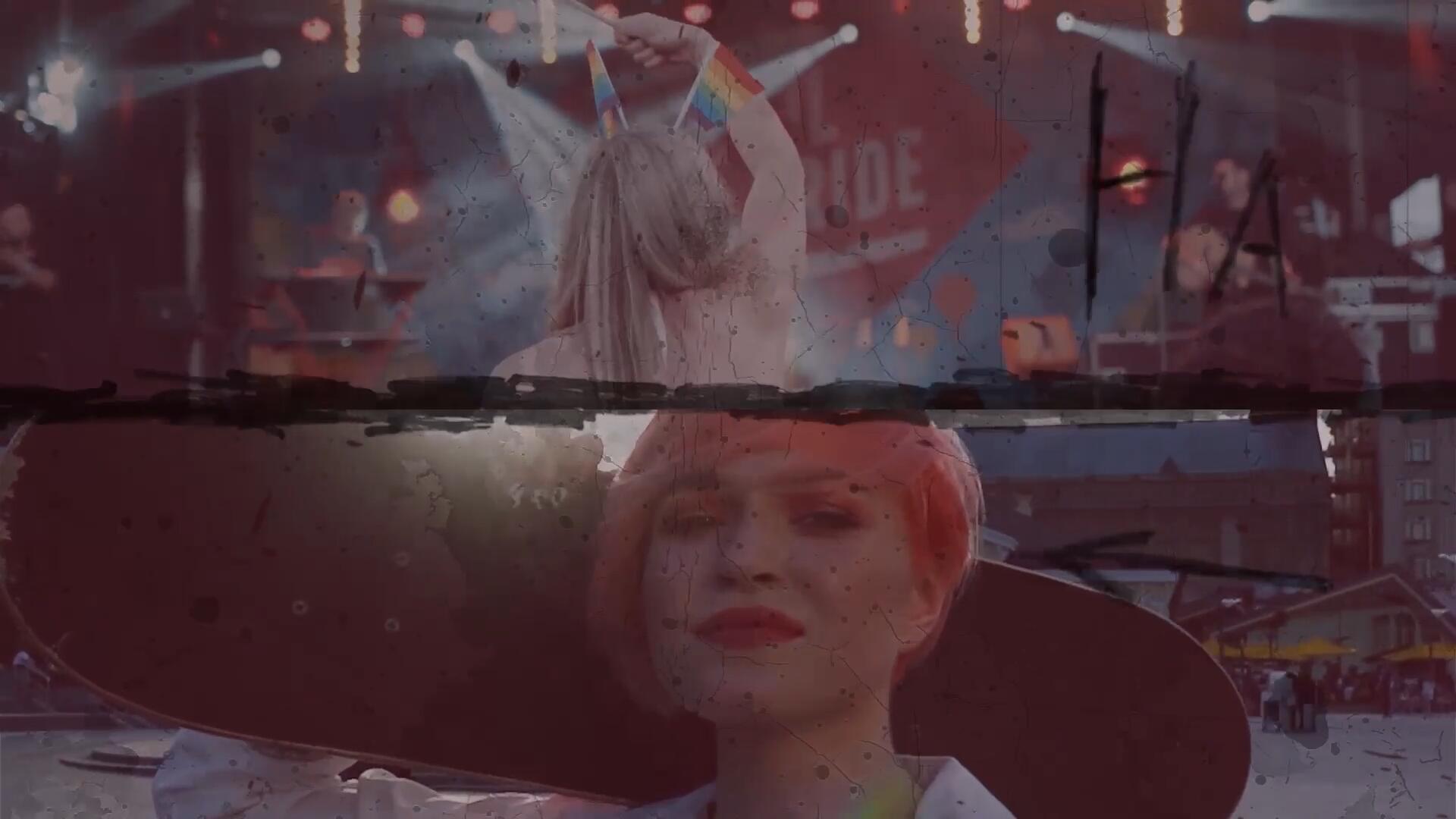 AE模板/PR模板/FCPX插件：朋克未死摇滚风格垃圾纸质油漆污垢动画开场片头 Punks Not Dead , sucaiwan.com