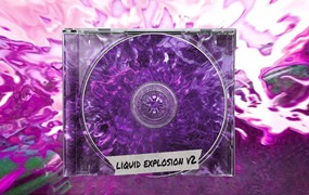 BRYAN DELIMATA 15种嘻哈说唱酸雨螺旋熔化液体旋涡斑点爆炸转场AE预设 LIQUID EXPLOSION PRESETS V2