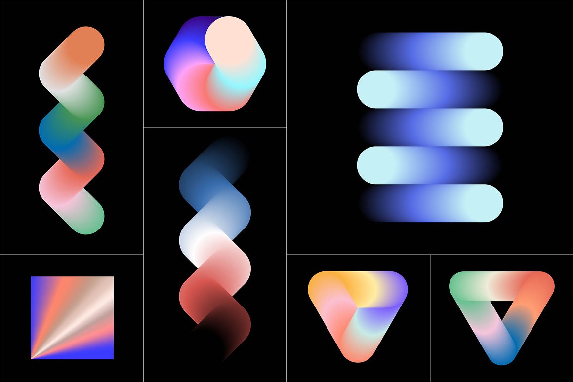 LOROFORM 70个抽象艺术渐变混合噪声几何图形海报背景设计元素包 GRADIENT BLEND NOISE VOL. 1 图片素材 第10张-素材湾丨精选海外优质设计素材资源 LOROFORM 70个抽象艺术渐变混合噪声几何图形海报背景设计元素包 GRADIENT BLEND NOISE VOL. 1 图片素材 sucaiwan.com