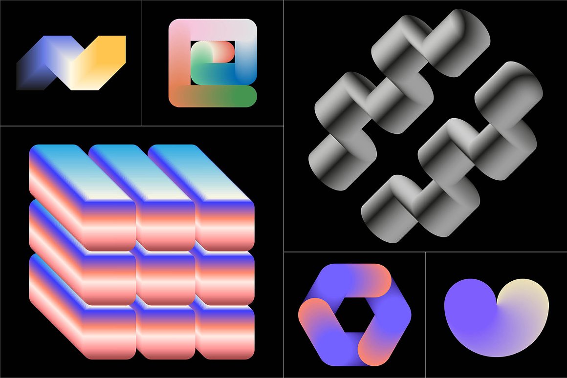 LOROFORM 70个抽象艺术渐变混合噪声几何图形海报背景设计元素包 GRADIENT BLEND NOISE VOL. 1 图片素材 第11张-素材湾丨精选海外优质设计素材资源 LOROFORM 70个抽象艺术渐变混合噪声几何图形海报背景设计元素包 GRADIENT BLEND NOISE VOL. 1 图片素材 sucaiwan.com
