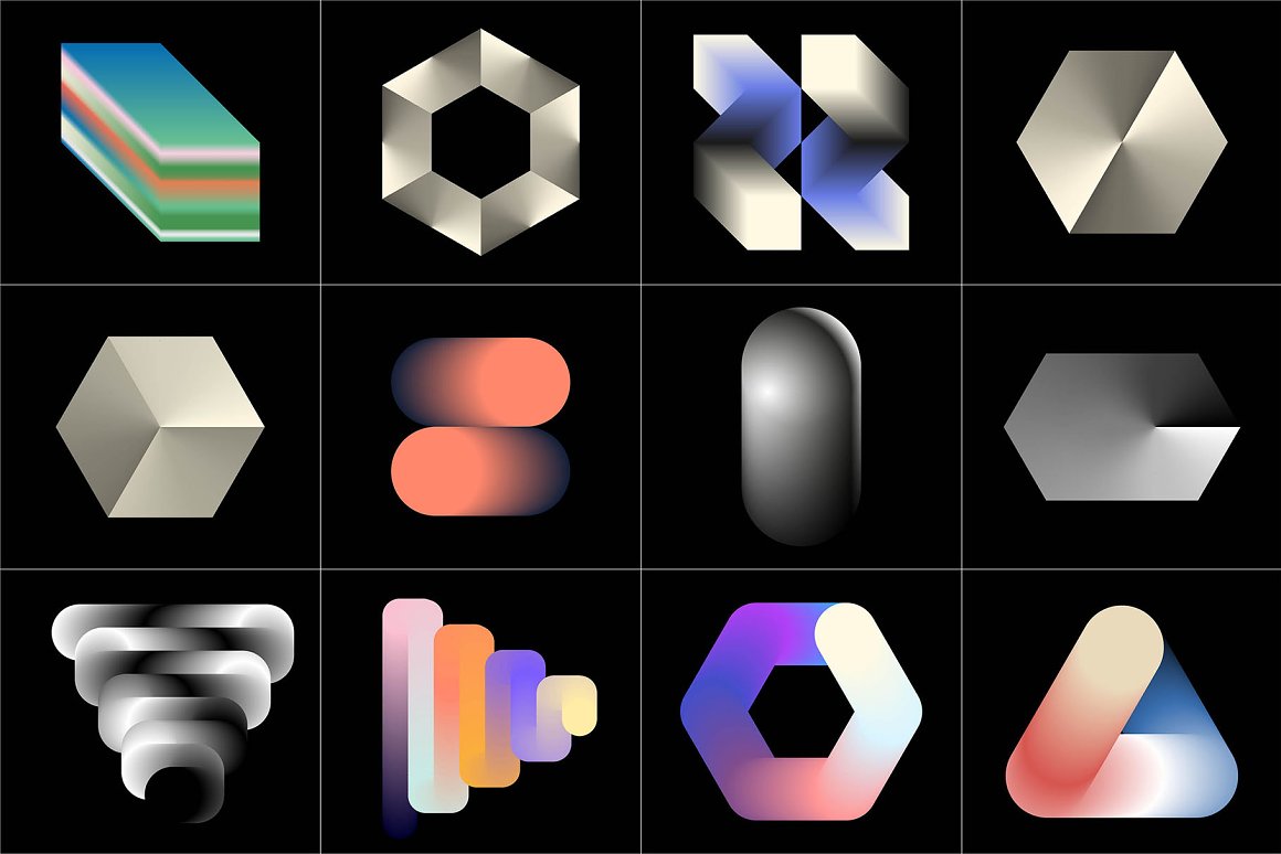 LOROFORM 70个抽象艺术渐变混合噪声几何图形海报背景设计元素包 GRADIENT BLEND NOISE VOL. 1 图片素材 第13张-素材湾丨精选海外优质设计素材资源 LOROFORM 70个抽象艺术渐变混合噪声几何图形海报背景设计元素包 GRADIENT BLEND NOISE VOL. 1 图片素材 sucaiwan.com