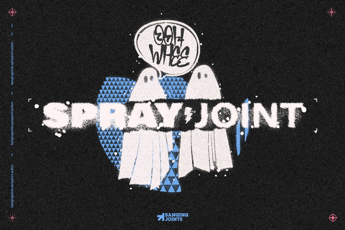 复古做旧街头嘻哈喷漆绘画涂鸦颗粒效果图像照片滤镜PS动作预设 SprayJoint Effect Action 插件预设 第1张-素材湾丨精选海外优质设计素材资源 复古做旧街头嘻哈喷漆绘画涂鸦颗粒效果图像照片滤镜PS动作预设 SprayJoint Effect Action 插件预设 sucaiwan.com