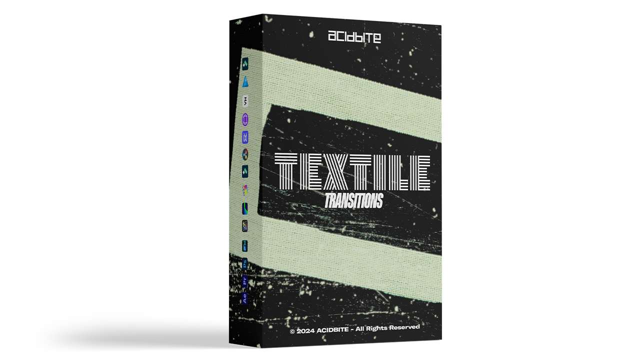 Acidbite – Textile Transitions 41个复古美感布料纺织品纹理磨损做旧划痕纸张边框视频转场+音效素材包 影视音频 第2张-素材湾丨精选海外优质设计素材资源 Acidbite – Textile Transitions 41个复古美感布料纺织品纹理磨损做旧划痕纸张边框视频转场+音效素材包 影视音频 sucaiwan.com