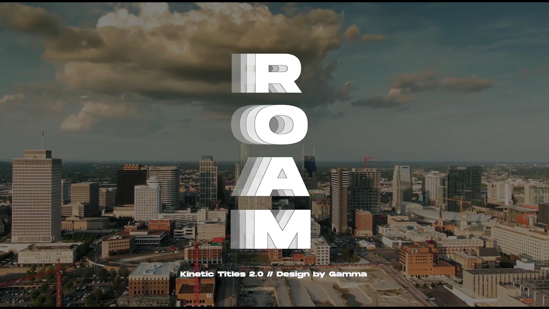 达芬奇预设：13个创意野蛮动力学文字标题循环动画标题 , sucaiwan.com