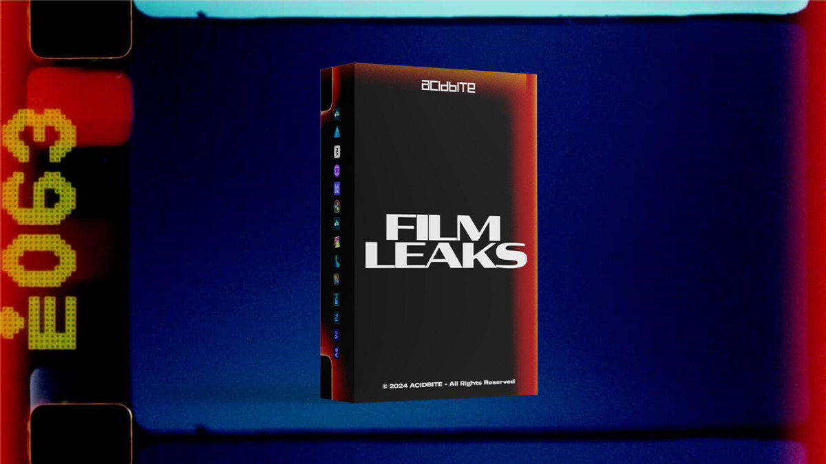 AcidBite - Film Leaks 34种复古16mm彩色胶片泄露叠加纹理转场过渡MOV视频素材 影视音频 sucaiwan.com