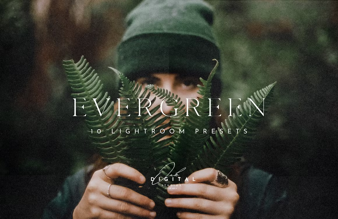 LR/PS预设-LOU & MARKS 清新森系人像Lightroom预设 Evergreen Presets 插件预设 第1张-素材湾丨精选海外优质设计素材资源 LR/PS预设-LOU & MARKS 清新森系人像Lightroom预设 Evergreen Presets 插件预设 sucaiwan.com