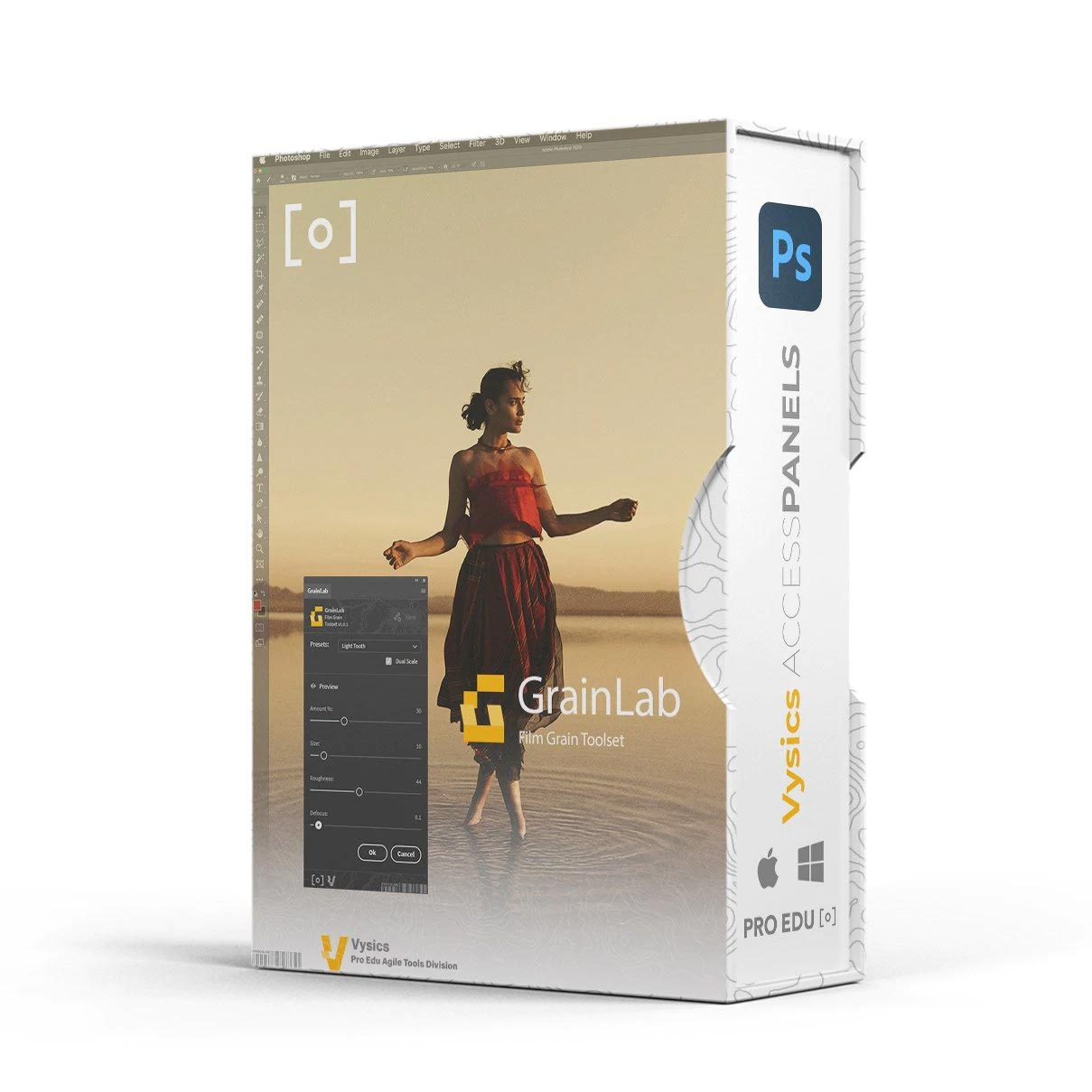 PS插件-胶片颗粒工具箱PROEDU -GrainLab for Photoshop汉化版插件 附教程 插件预设 第1张-素材湾丨精选海外优质设计素材资源 PS插件-胶片颗粒工具箱PROEDU -GrainLab for Photoshop汉化版插件 附教程 插件预设 sucaiwan.com