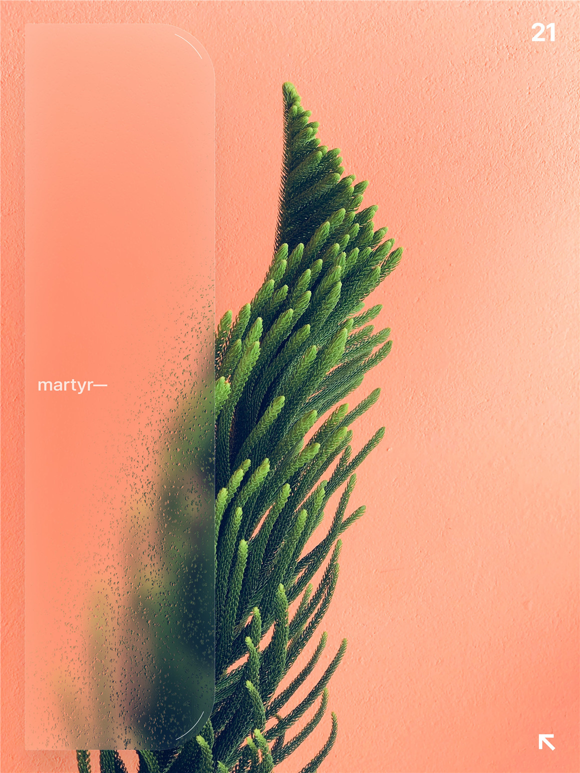 Martyr 超酷逼真失真磨砂毛玻璃纹理模糊堆叠效果PS模板动作包 插件预设 sucaiwan.com