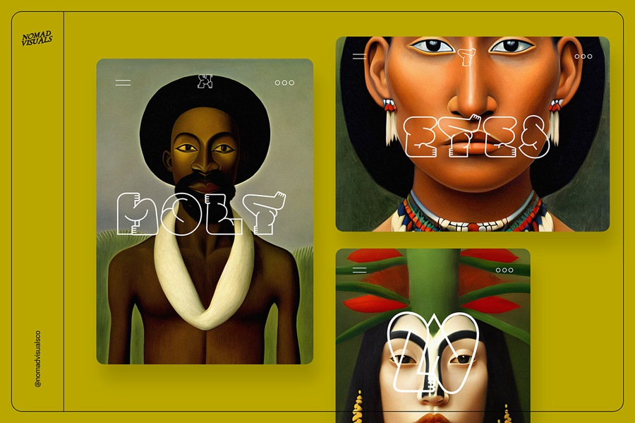 100款高质量古代原始部落土著少数民族人物半身肖像插画图片素材 Portraits Vol.04 图片素材 sucaiwan.com